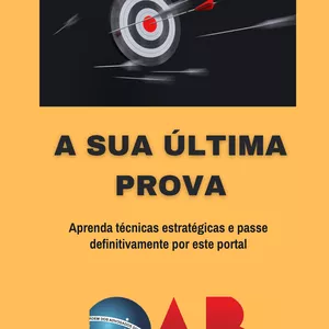 Imagem de capa para o Ebook A Última Prova da OAB