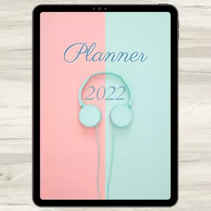 Imagem de capa para o Ebook Planner 2022 - PDF