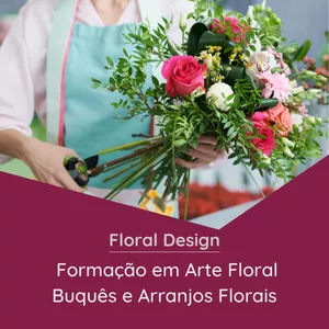 Imagem de capa para o Curso online Floral Design - Formação em Arte Floral