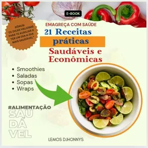 Imagem de capa para o Ebook Emagreça com Saúde 