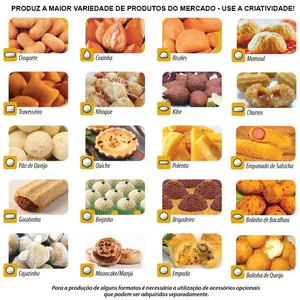 Imagem de capa para o Ebook Salgados para maquinas