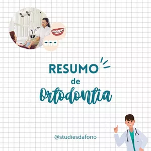 Imagem de capa para o Ebook Ortodontia  - Resumo Completo 