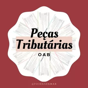 Imagem de capa para o Ebook Peças Tributárias para você ser finalmente aprovado(a) na OAB!