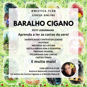 Imagem de capa para o Curso online Curso de Baralho Cigano