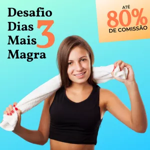 Imagem de capa para o Ebook Desafio 3 Dias Mais Magra