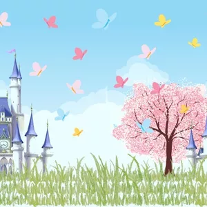 Imagem principal do produto Castelo das princesas e borboletas.
