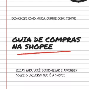 Imagem de capa para o Ebook Guia de compras na Shopee 