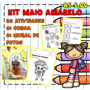 Imagem de capa para o Ebook KIT MAIO AMARELO 