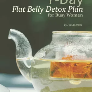 Cover image for Ebook 7-Day Flat Belly Detox Plan for Busy Women