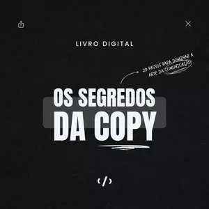 Imagem de capa para o Ebook Ebook - Os Segredos da Copy