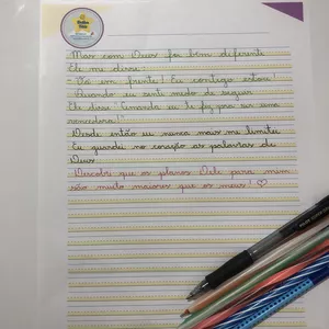 Imagem de capa para o Ebook FOLHA CALIGRAFIA CURSIVA PERFEITA