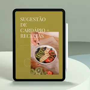 Imagem principal do produto eBook Sugestão de Plano Alimentar + Receitas Saudáveis