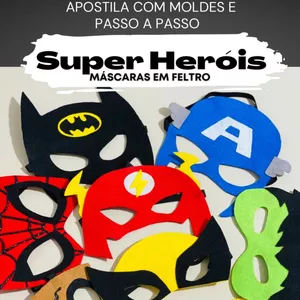 Imagem de capa para o Ebook Apostila Máscaras Heróis
