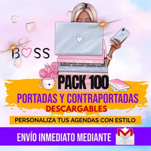 Imagen de portada para Curso online 🎨 Super Pack de Portadas y Contraportadas para Agendas
