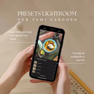 Imagem de capa para o Curso online PRESETS LIGHTROOM PARA CELULAR