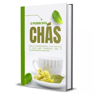 Imagem de capa para o Ebook O poder dos chás para o emagrecimento