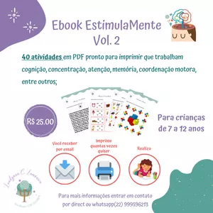 Imagem principal do produto E-book EstimulaMente Vol. 2