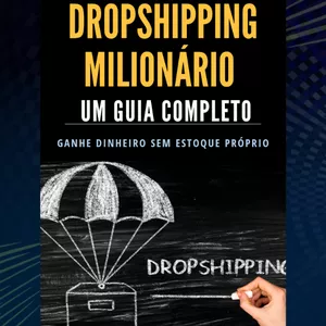 Imagem de capa para o Ebook Ganhe Dinheiro com Dropshipping 