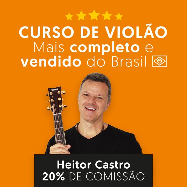 Imagem Curso de Violão Método Tríade COMPLETO - Heitor Castro