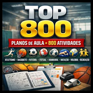 Imagem de capa para o Ebook TOP 800 Planos de Aulas + 800 Atividades