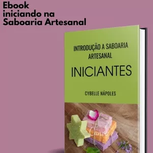 Imagem de capa para o Ebook sabonetes Artesanais para iniciantes