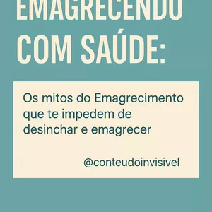 Imagem de capa para o Ebook Emagrecendo com saúde