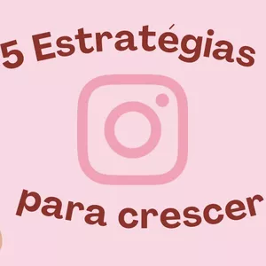 Imagem de capa para o Curso online 5 estratégias para crescer no insta 