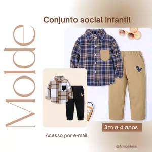 Imagem de capa para o Ebook Molde conjunto social infantil 