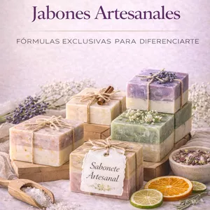 Imagen de portada para Ebook 25 Recetas Avanzadas de Jabones Artesanales