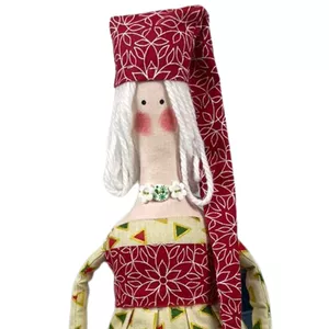 Curso Mamãe Noel da FluFlu - Boneca de Pano Estilo Tilda - Curso Passo a Passo