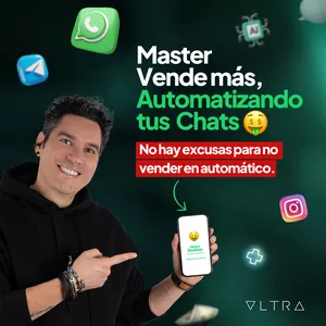 Imagen de portada para Curso online Master Vende Más Automatizando Tus Chats 🤑