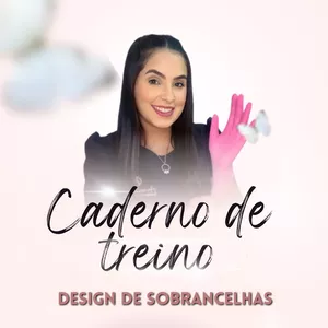 Imagem de capa para o Ebook CADERNO DE TREINO DESIGN DE SOBRANCELHAS - 