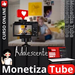Imagen de portada para Curso online Monetizatube - Adolescentes emprendedores