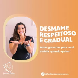 Imagem de capa para o Curso online Desmame Gentil e Gradual - De mãe pra mãe ;)