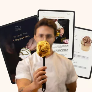 Imagem de capa para o Curso online E-BOOK - SORVETE COM 4 INGREDIENTES
