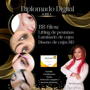 Imagen de portada para Curso online Formación intensiva BB Glow, Lifting de Pestañas, Laminado y Diseño de cejas HD.