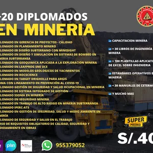 Imagen de portada para Curso online DIPLOMADOS DE MINERIA