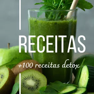 Imagem de capa para o Ebook 100 RECEITAS DETOX