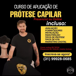 Curso de Prótese Capilar Masculina
