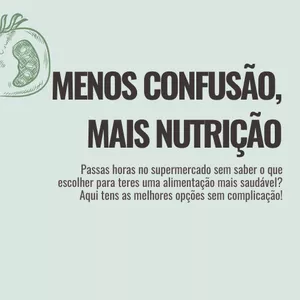 Imagem de capa para o Ebook MENOS CONFUSÃO, + NUTRIÇÃO