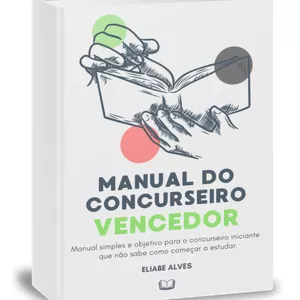 Imagem de capa para o Ebook Manual do Concurseiro