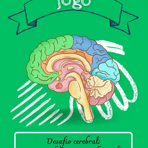 Imagem de capa para o Ebook Jogo Desafio Cerebral: Uma Jornada Fascinante pelas Partes do Seu Cérebro