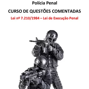 Imagem de capa para o Ebook Curso em Exercícios da Lei de Execução Penal para Polícia Penal