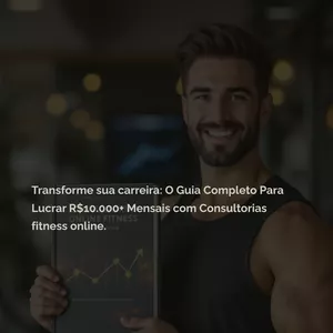 Imagem de capa para o Ebook Consultoria Online Fitness - O Guia Completo Para Lucrar R$10.000+ Mensais com Treinos Online
