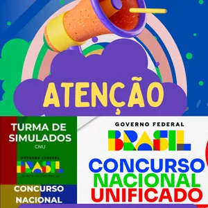 Curso VOCÊ QUER SER APROVADO? COMBO DE 5 SIMULADOS CNU BLOCO 8  CONCURSO NACIONAL UNIFICADO