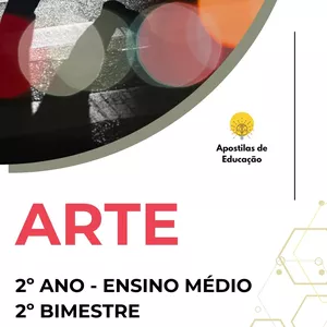 Imagem de capa para o Ebook Arte 2º Ano 2º Bimestre (Ensino Médio) - Apostila com Planos de Aula