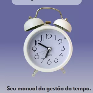 Imagem de capa para o Ebook 24 horas - Seu manual da gestão do tempo. 