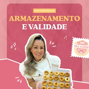 Imagem de capa para o Curso online Mini Cake Donuts | Armazenamento e Validade