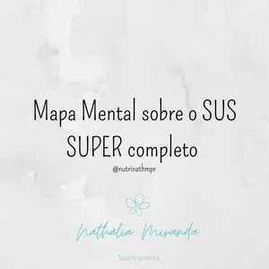 Imagem de capa para o Ebook Mapa Mental sobre SUS 