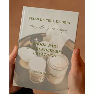 Imagen de portada para Ebook Velas de cera de soja. Ebook para emprendedores creativos